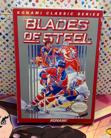 Blades of Steel Red Label NES CIB with bag and inserts