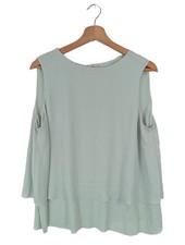 MNG Camicia blusa Donna Camicetta a blusa Taglia IT 44 grigio chiaro