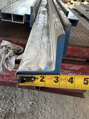 Aluminum Angle 3/8'' x 3'' x 3'' x 1 Foot Unpolished Alloy 6061 90 Degrees 12  Inch