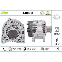 Generator Valeo 440663 FüR Renault Opel Trafic III Vivaro B Kadjar Espace V
