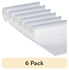 (6 pack Clear Classic Shelf Liner Clear 20 in. x 4 ft. Roll