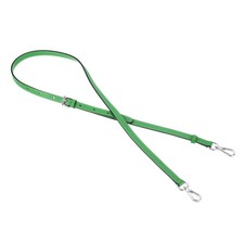 Leather Adjustable Replacement Bag Straps, Green, Silver Buckle