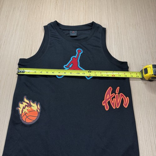 Jordan Flight Basketball Jersey Pack patch Youth Size XL Black - Picture 4 of 9