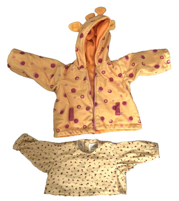 ZAPF Creation BABY CHOU CHOU Doll Clothes 2-in-1 Reversible Jacket & Shirt Cute!