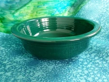 Scarce FIESTA Ware ~ EVERGREEN ~ 1 Quart Vegetable Serving Bowl 8" Excellent Qt.