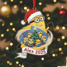 Personalized Christmas Ornament for Kids, Custom Name Family Gift 2025