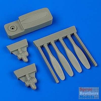 QBT48656 1:48 Quickboost C-45 Expeditor Propellers with Tool (ICM kit)