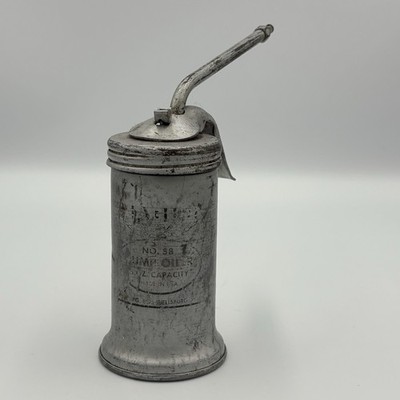 Vintage Eagle No. 58 Pump Oiler 5 Ounce Capacity Oil Can Made in the USA