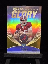 2025 Bowman U Chrome Football Ty Simpson #PG-17 Path To Glory Gold Refractor /50