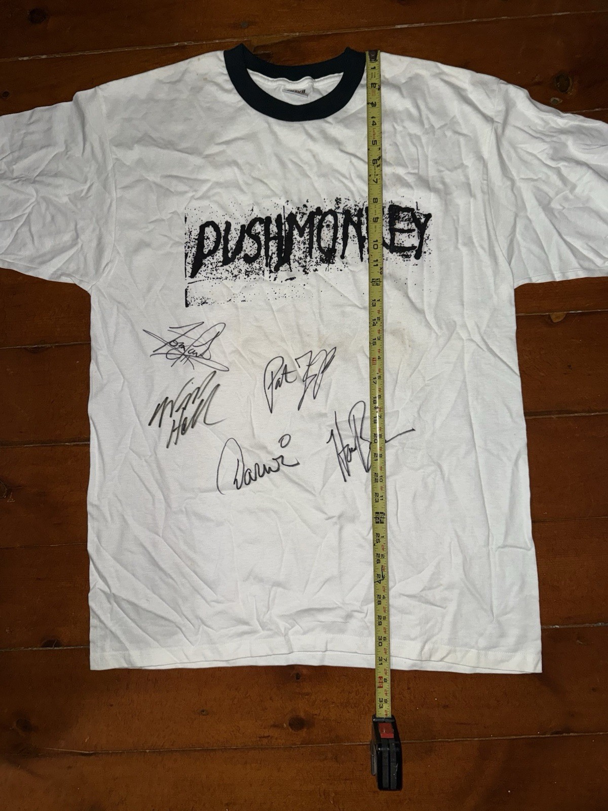 90s pushmonkey tee with cd both signed - image 7