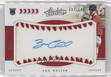 2020 Absolute Rookie Baseball Material Signatures /149 Zac Gallen #112 Auto 4f5