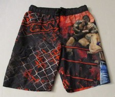 WWE Raw Youth Swim Trunk Shorts 2009 Boys Large 10-12 Wrestling Cena Orton RA