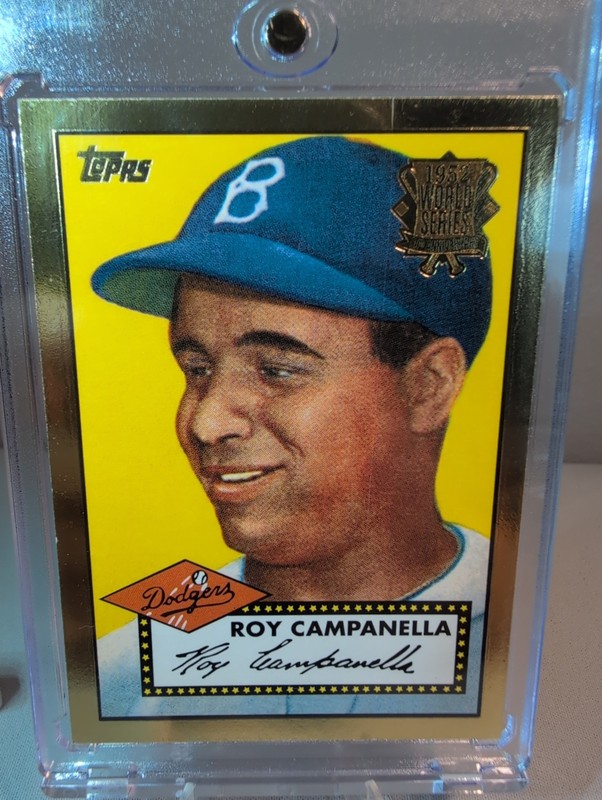 2001 TOPPS ROY CAMPANELLA #314 GOLD REPRINT