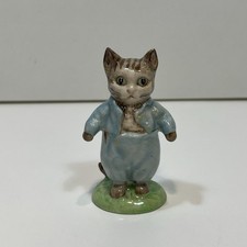 Royal Albert Tom Kitten Figurine Beatrix Potter 1989 Hand Painted Ceramic