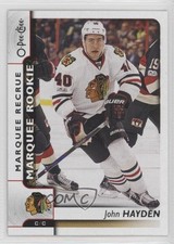 2017-18 O-Pee-Chee Marquee Rookies John Hayden #544 3b8
