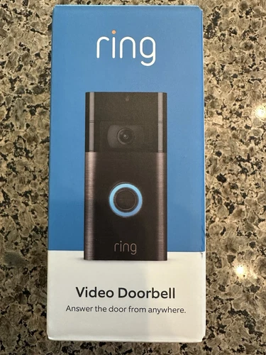 Ring 2nd Gen 1080p Video Doorbell - Venetian Bronze With NO-DRILL Bracket