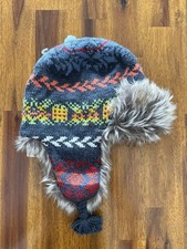 Baby Gap Winter Hat Size S / M Nordic Fair Isle Trapper 2 - 3 Years NEW NWT