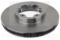 2X Bremsscheibe Nk 202587 FüR Ford Transit Bus Tdci Rwd 16V Cng Lpg