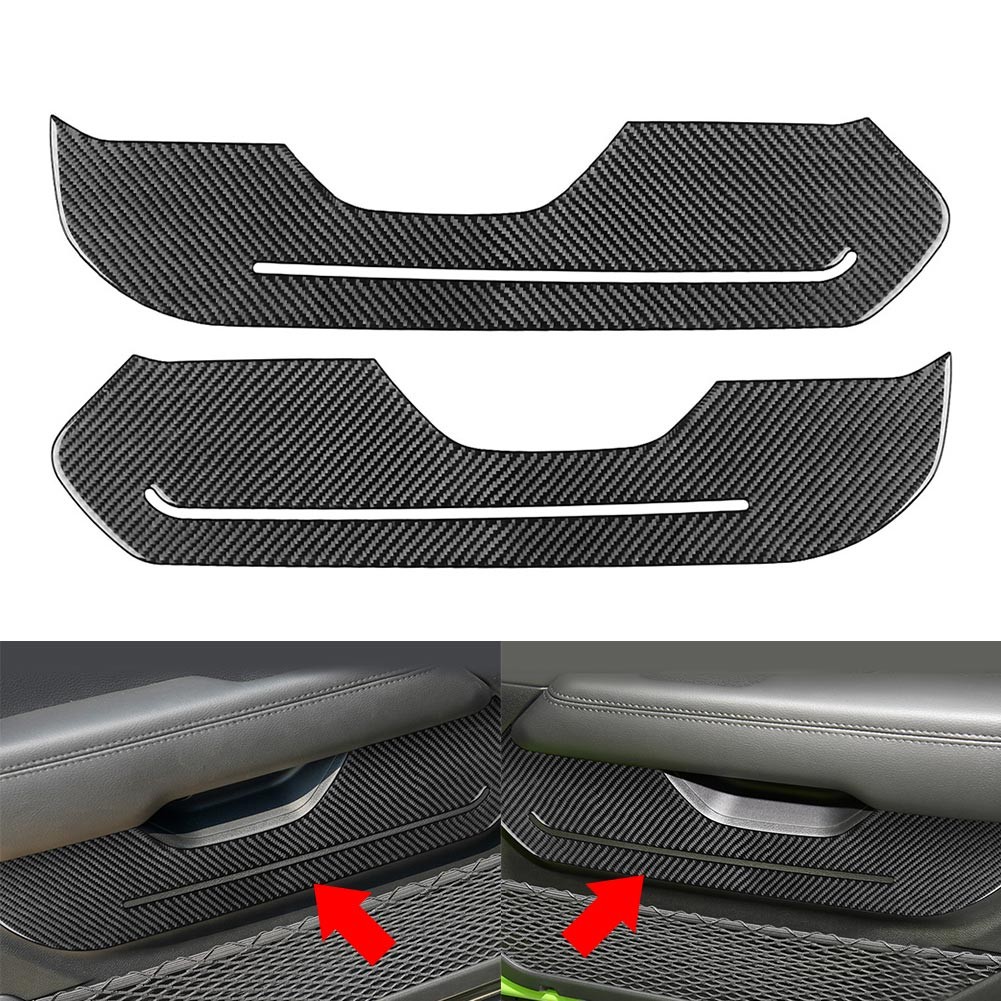 Interior Front Door Panel Cover Trim For Jeep Wrangler JL Gladiator