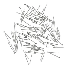 100Pcs Stainless Steel Wrist Watch Stem Extender Winding Extensions 0.9mm Length