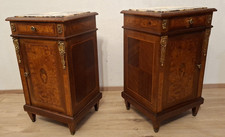 Produktbild - Antik 2 Nachtschränke  Frankreich Marmor ca. 1900Jh.
