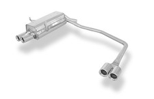 FOX Endschalldämpfer je 2x76mm eingerollt mit Absorber für BMW E36 316i bis 328i