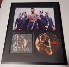 SLAUGHTER TO PREVAIL SIGNED GRIZZLY CD ART CARD IVAN THE TERRIBLE BAND PHOTO COA