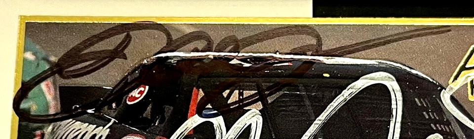 Dale Earnhardt & Dale Jr NASCAR 1994 Action Packed #35 Autographed Signed - Image 3 of 4