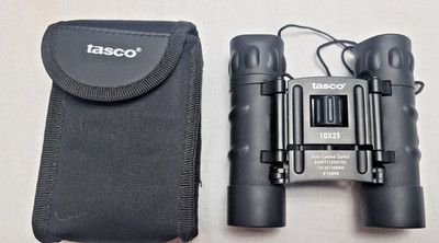 Tasco Black 10x25 Fully Coated Optics 294Ft/1000Yds 98M/1000M #168RB Binoculars