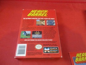 Heavy Barrel (Nintendo NES) COMPLETE w/ Box manual game WORKS!