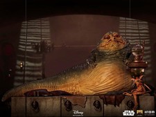 Iron Studios Star Wars Rotj Jabba The Hutt Deluxe Salacious Crumb 1/10 Statue