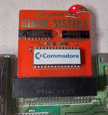 The Great Giana Sisters Commodore 64 C64 128 Ultimate Cartridge Game PLA