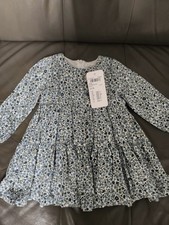 Mädchen Langarm Kleid Gr.  74