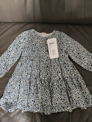 Mädchen Langarm Kleid Gr.  74