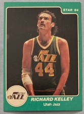 Richard Kelley 1983-84 Star Basketball Card ~ #143 ~ Utah Jazz
