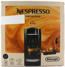 DeLonghi Nespresso Vertuo Plus Matte Black Coffee Maker and Espresso Machine