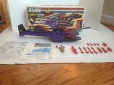 1987 G.I. Joe COBRA MAMBA Helicopter w  Gyro-Viper Figure COMPLETE w  Nice Box