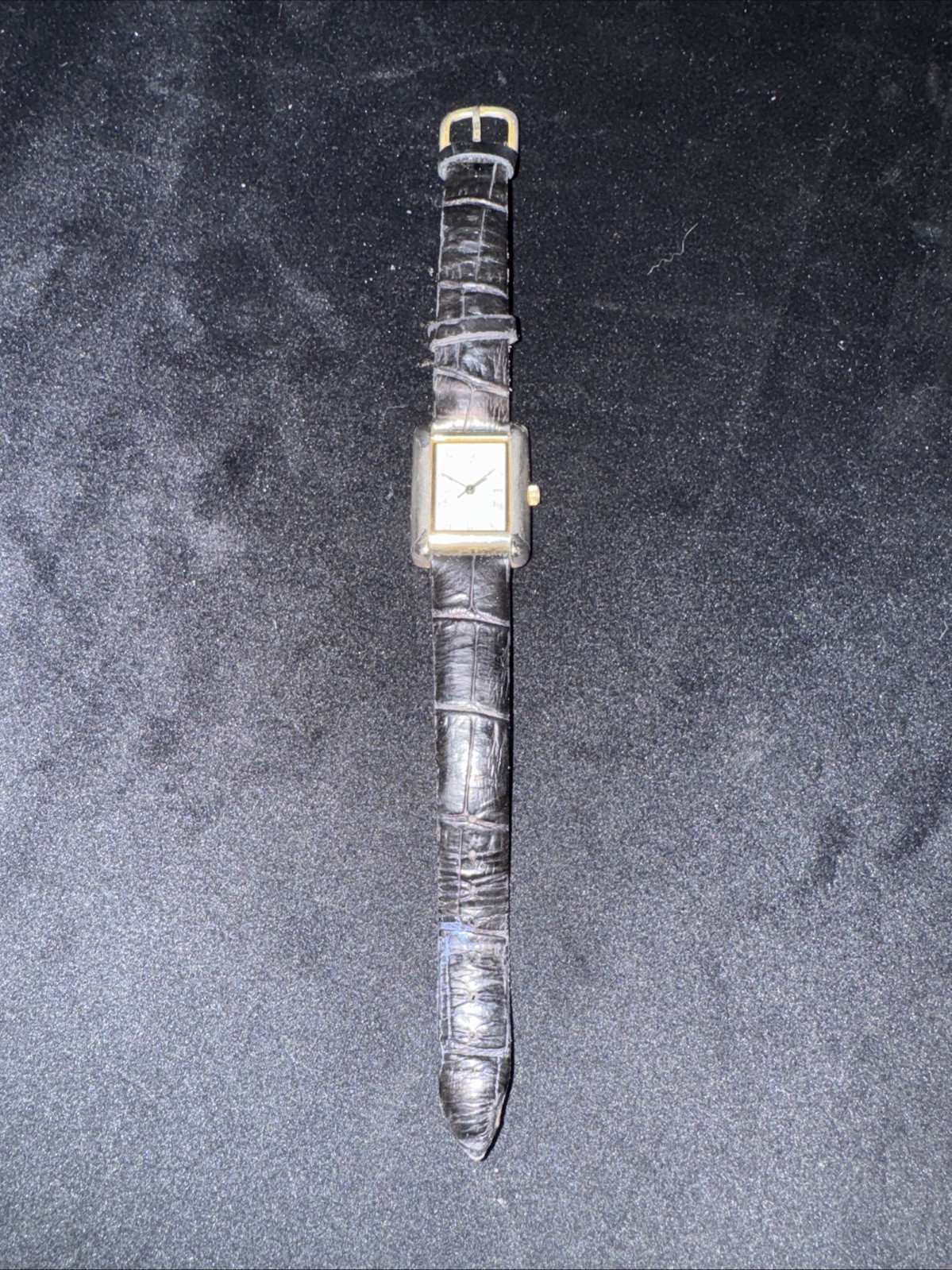 Pedre Watch Rectangular Face Roman Numerals Genui… - image 11