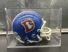 John Elway Signed Denver Broncos Riddell Mini Helmet- JSA CK34092