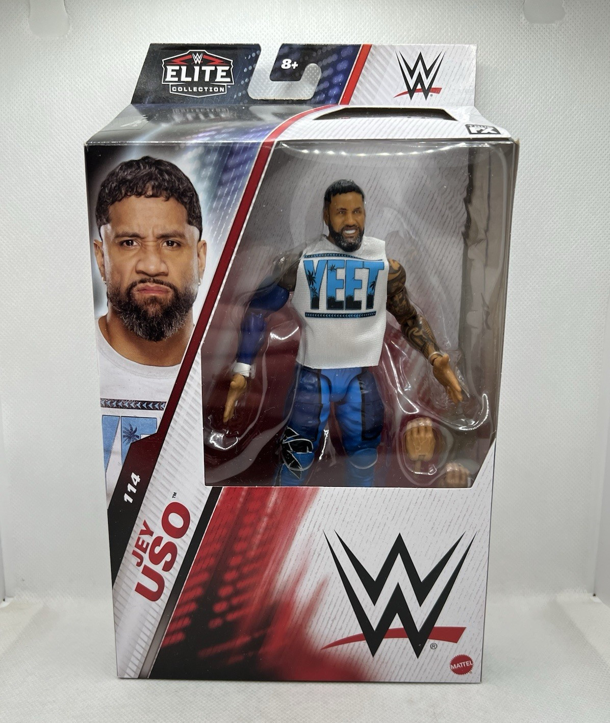 WWE Jey USO Action Figure 114 Elite Series Collectable The USOS Main Event CHASE