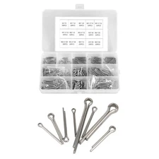 420Pcs Cotter Pin Assortment Kit Split Pin Fastener Clips Set Straight