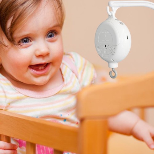 Plays Crib Nursery Songs Lovely Bed Movement Kid Baby Box Mobile Music Bell Toy - Picture 11 of 11
