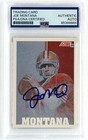 San Francisco 49ers Joe Montana Autographed 1991 Score MVP #620 PSA/DNA