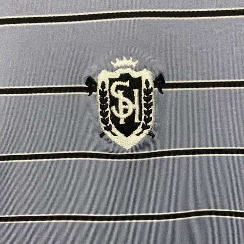 Peter Millar Summer Comfort Large Golf Polo Shirt Short Sleeve Striped Poly