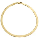 10K Yellow Gold 2.90mm Mens Solid Herringbone High Polished Bracelet 7-8 Inches
