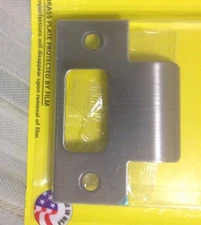 Onity STRIKE PLATE for the CYLINDRICAL LATCH, SATIN CHROME, BRAND NEW!