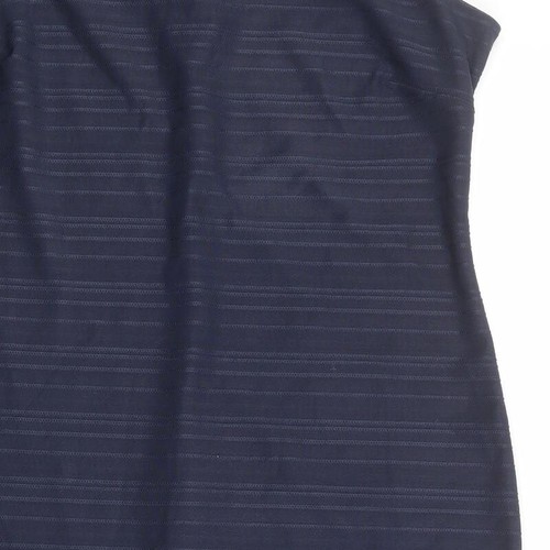 NEXT Womens Blue Polyester Blend Pencil Dress Size 12 Zip - Picture 10 of 10