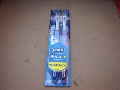 Oral-B Pro-Health Pulsar Electric Toothbrush with Soft Bristles 2 ct