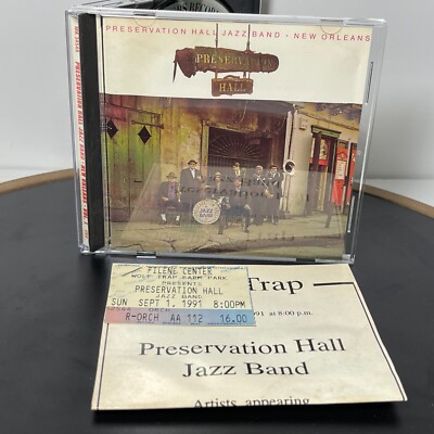 New Orleans, Vol. 1 by Preservation Hall Jazz Band CD 1988, TICKET FILENE CENTER