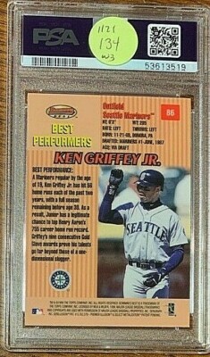 1999 Bowman's Best - Best Performers Ken Griffey Jr #86 for sale